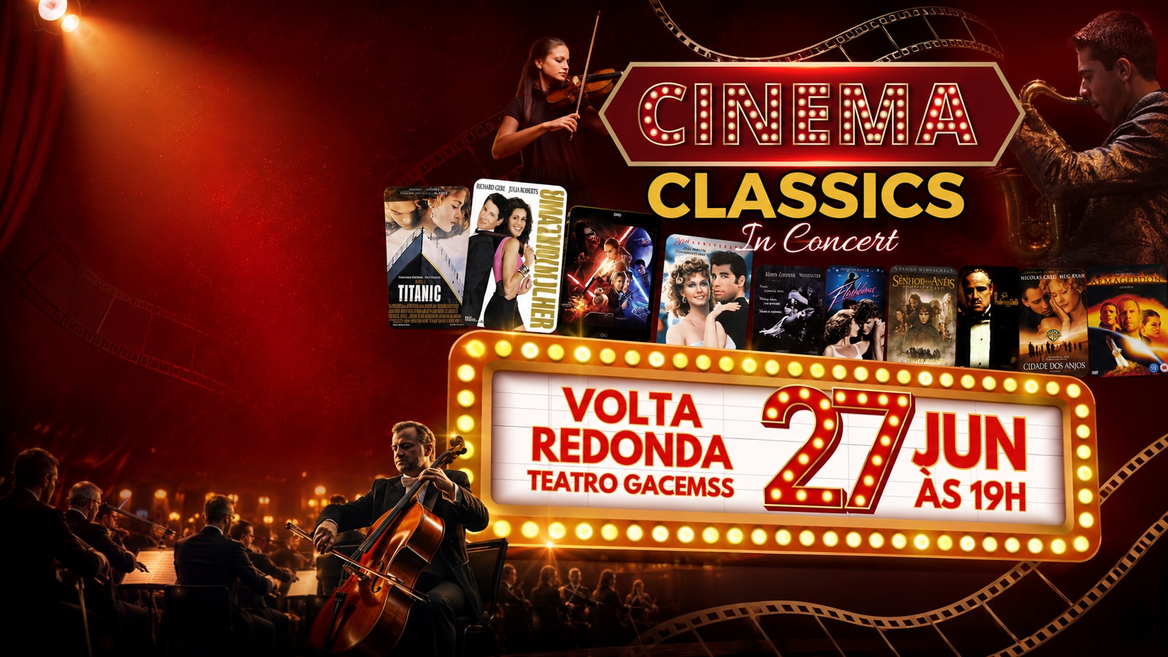 CINEMA CLASSICS — 27 JUN, Teatro Gacemss