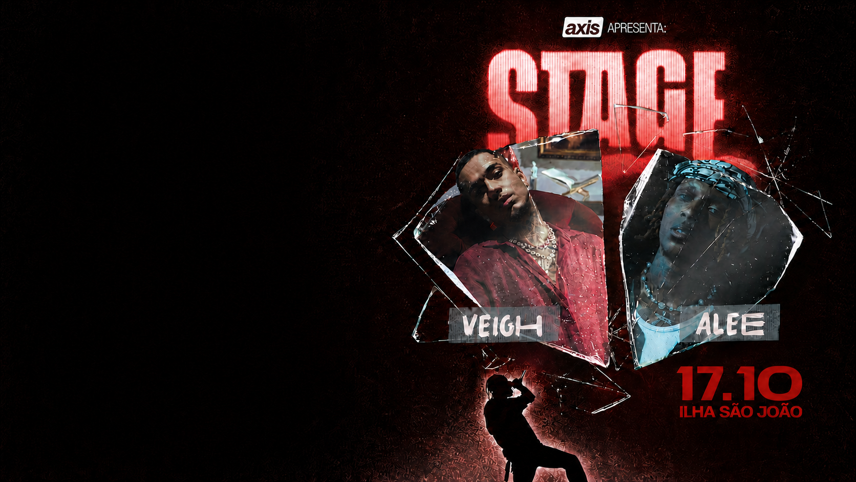 Pré-venda VEIGH + ALEE STAGE — 17 OUT, ILHA SÃO JOÃO